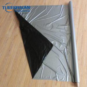 Agricultural biodegradable silver and black plastic mulch film made in China
