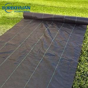 Agricultural black plastic pp weed mat greenhouse ground covers fabric supplier