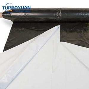 Agricultural plastic mulching sheet black and white mulch film for ground greenhouse