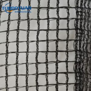 Black plastic HDPE anti hail net for apple tree