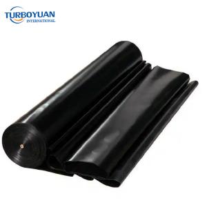 Black plastic film polythene sheet under concrete slab film