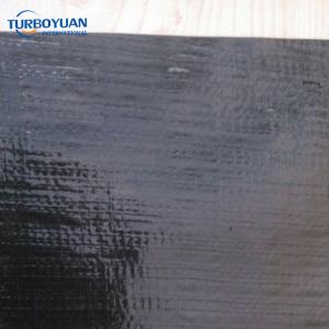 China Hdpe black rolls woven fabric impermeable geomembrane pond liner 