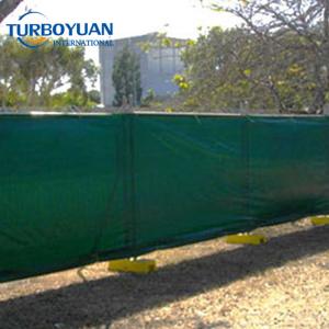 Commercial green premium fence fabric privacy screen weatherproof windscreen mesh