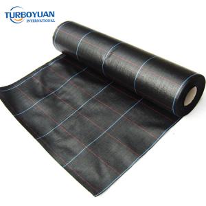 Garden erosion control weed blocker fabric mat to prevent weeds