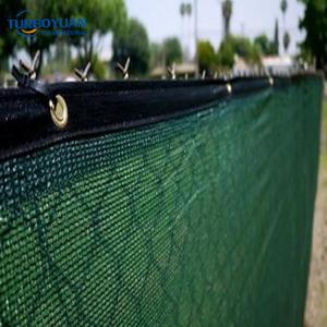 Green chainlink fence privacy screen net covers