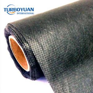 Greenhouse floor covering woven felt weed control mat rolls