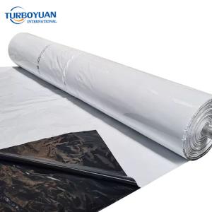 Greenhouse reflective poly panda film black white blackout film 150 micron