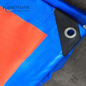 HDPE hay tarp plastic tarpaulin rolls with eyelets 