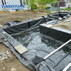 Large plastic fish pond liner hdpe geomembrane for canal lining