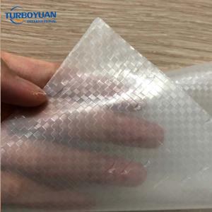 Plastic reinforced woven fabric greenhouse film