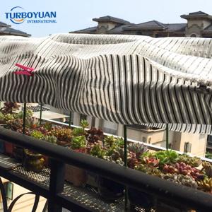 Plastic silver sun shade net reflective aluminum mesh fabric for agriculture