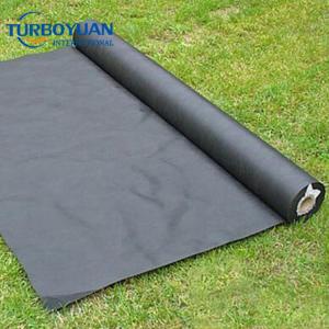 Poly weed suppression mat barrier fabric for agriculture