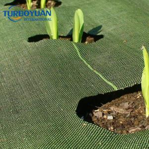 Sample free dust control plastic weed control mat with holes