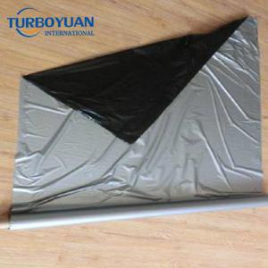 Silver black pe mulch film agriculture strawberry plastic soil cover