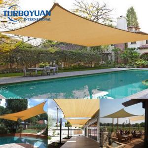 Swimming pool hdpe sun shade sail fabric shading mesh cover with uv protection 185g
