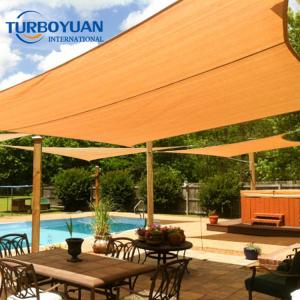 UV block rectangle sun shade sails net for patios