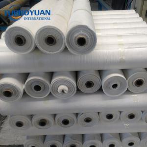 White plastic woven ground cover anti weed growth cover for greenhouse floor