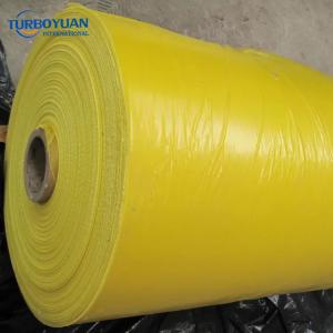 Yellow lpde 200 micron greenhouse polyethylene pe plastic film 200um polythene sheet for agriculture